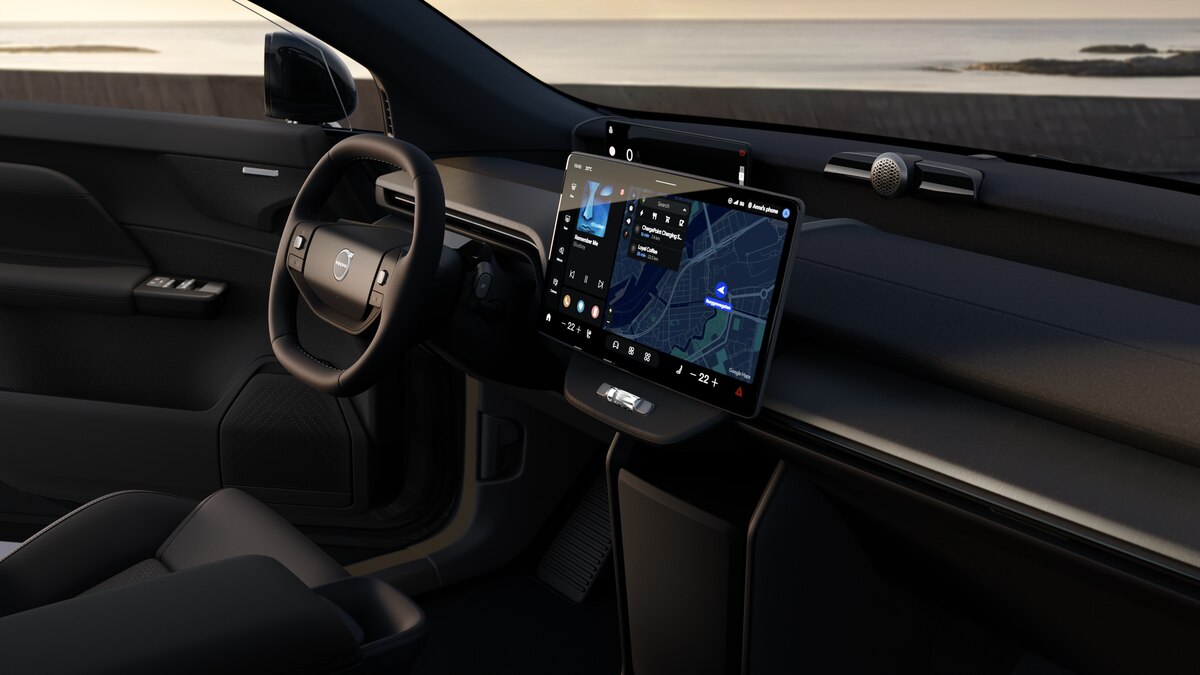 Interieur van de Volvo EX60